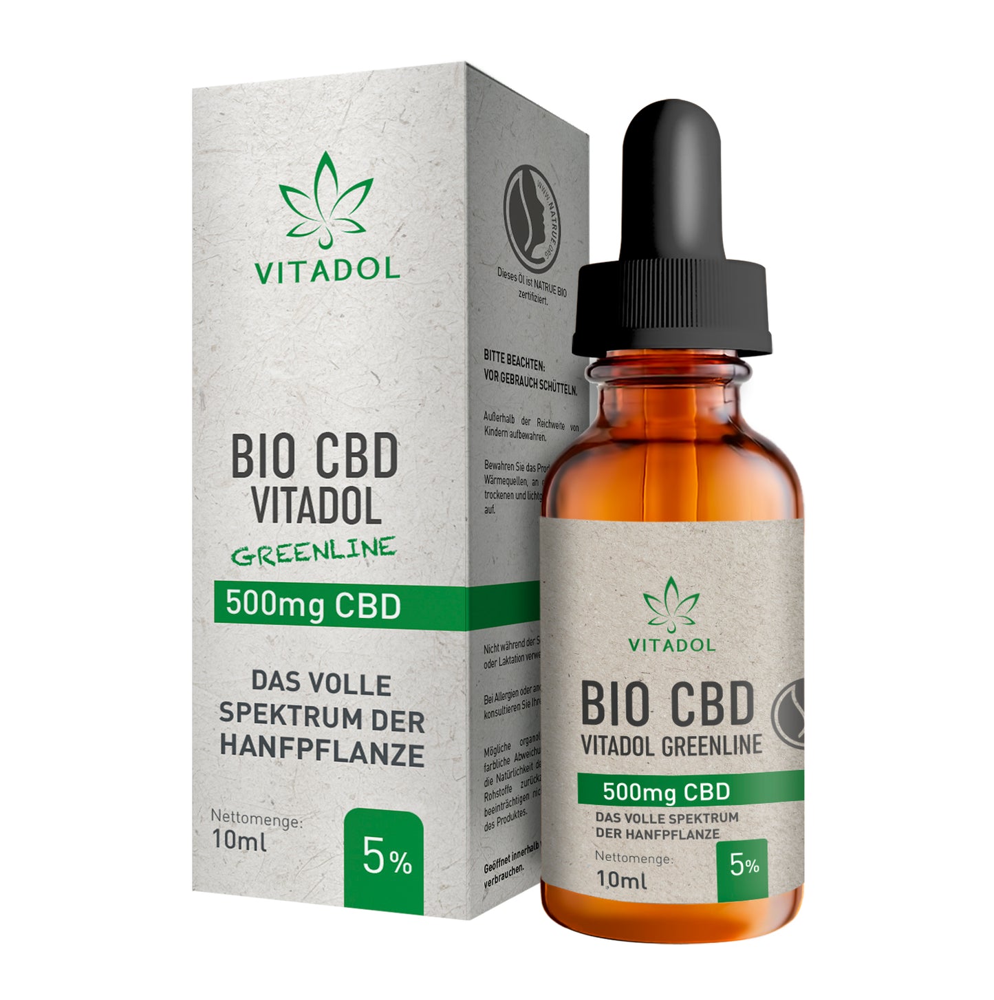 Vitadol Greenline BIO CBD Öl 5%