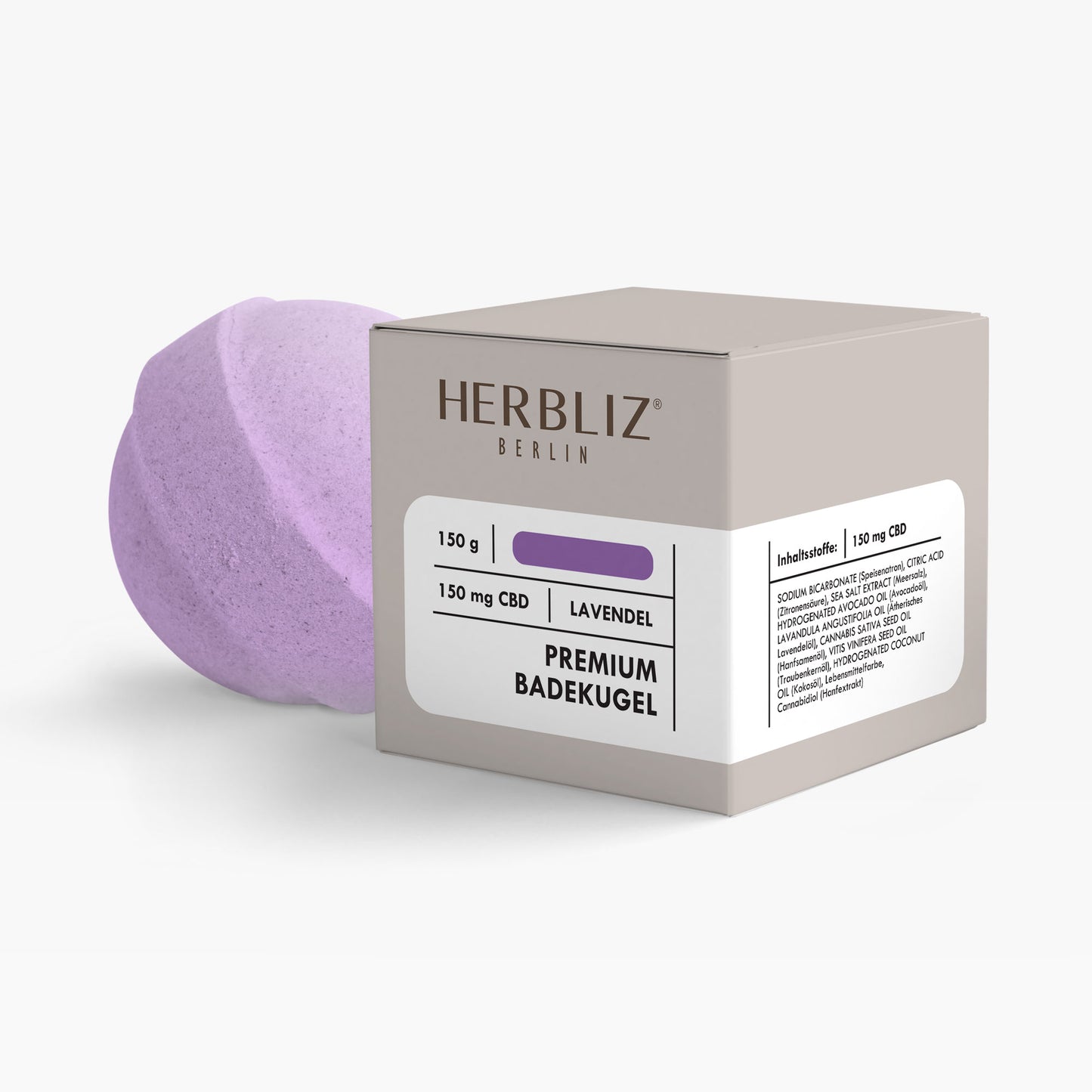 HERBLIZ CBD Premium Badekugel