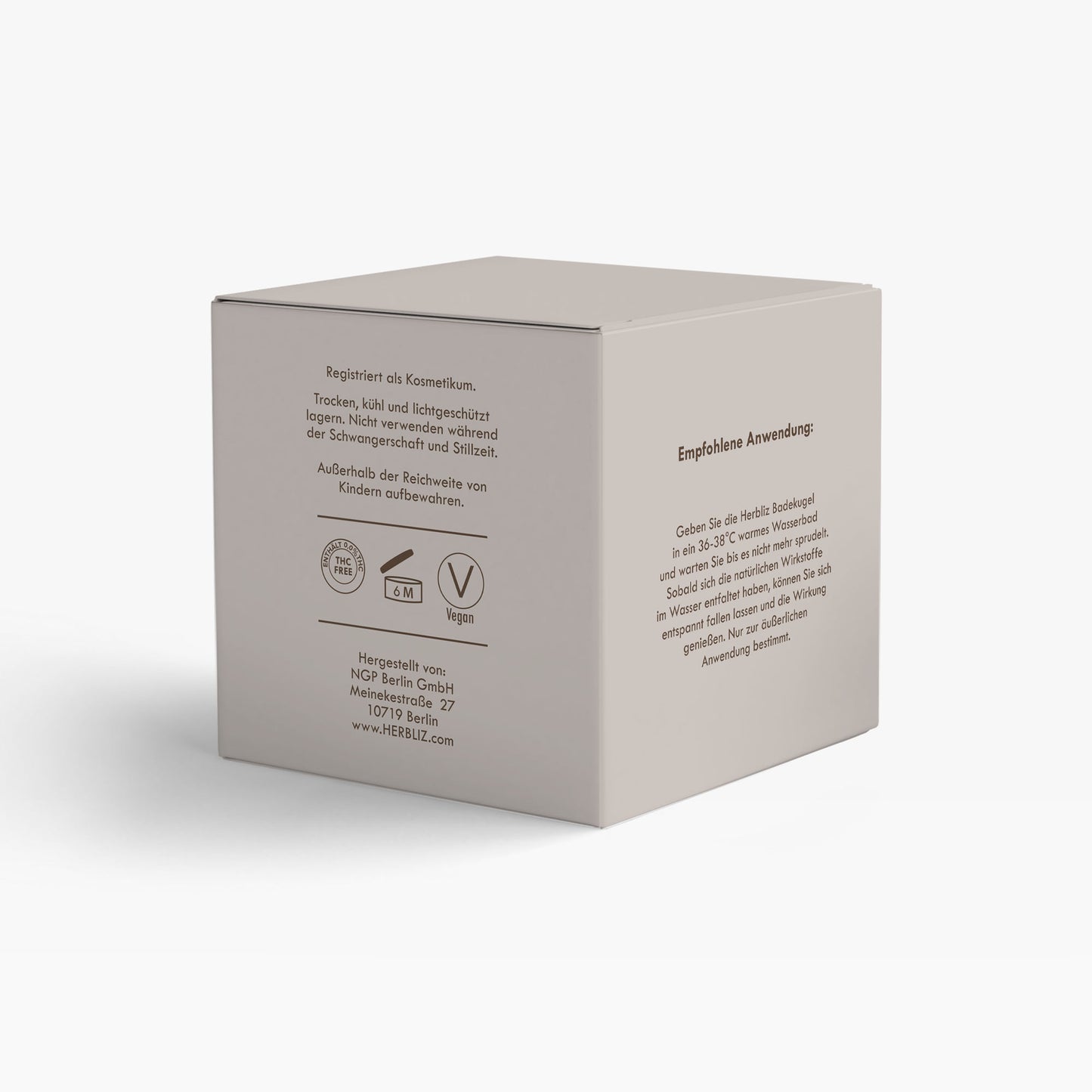 HERBLIZ CBD Premium Badekugel